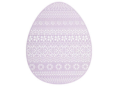Zdjęcie: Mata pvc jajko 32x40 cm fioletowa ALTOMDESIGN