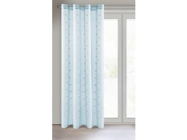 Zdjęcie: Firana gotowa Benay 140x250 cm niebieski EUROFIRANY