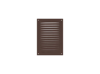 Zdjęcie: Osłona wentylacyjna ze stali 167x230mm z siatką brązowa VENTS