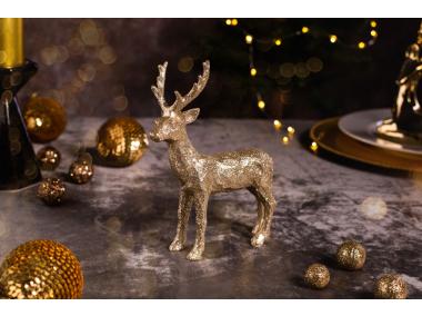 Zdjęcie: Figurka Renifer z poliresingu 14x6x16,5 cm ALTOMDESIGN