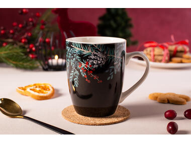 Zdjęcie: Kubek baryłka Wonderland 300 ml czarny ALTOMDESIGN
