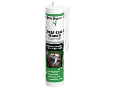 Klej-uszczelniacz do blach i rynien Meta-Seal szary 300 ml DEN BRAVEN