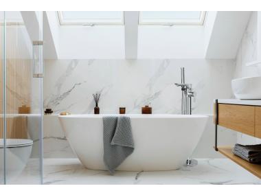 Zdjęcie: Wolnostojąca bateria wannowa Glamour chrom INVENA