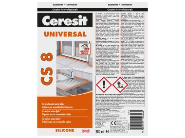 Zdjęcie: Silikon uniwersalny CS8 bezbarwny 280 ml CERESIT