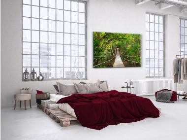 Zdjęcie: Obraz Glasspik Nature  80x120 cm Ex370 Forest Bridge STYLER