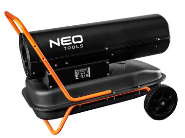 Zdjęcie: Nagrzewnica olejowa 30 kW, zbiornik 34 L, kółka NEO