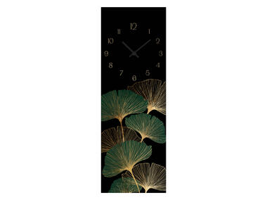 Zdjęcie: Zegar Glassclock metallic 20x60 cm gingko STYLER
