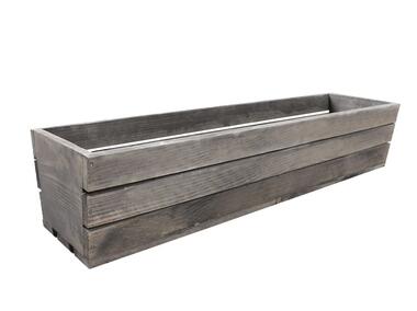 Zdjęcie: Skrzynka drewniana 70x18x15 cm duża szara TIN TOURS
