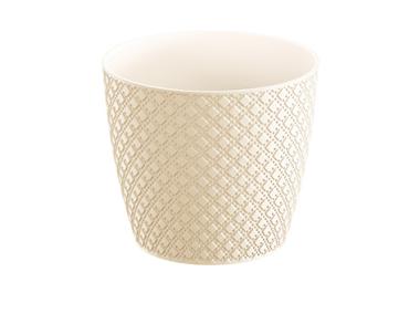 Zdjęcie: Doniczka Orient krem 19 cm PROSPERPLAST
