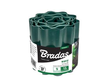 Zdjęcie: Obrzeże faliste trawnikowe 9 m x 25 cm, zielone BRADAS