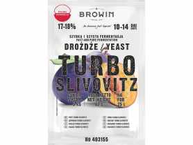 Drożdże gorzelnicze Turbo Slivovitz 62 G BROWIN