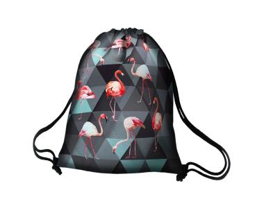 Zdjęcie: Worek-Plecak Flamingi 35x42 cm BERTONI