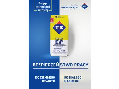Zdjęcie: Klej żelowy Geoflex biały 22,5 kg wysokoelastyczny ATLAS
