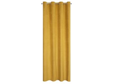 Zdjęcie: Zasłona Lili 140x250 cm miodowa na przlotkach EUROFIRANY