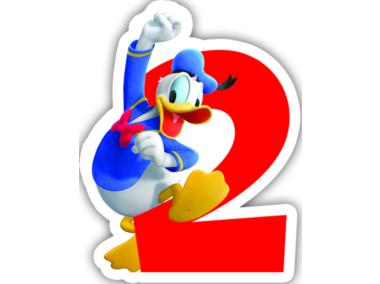 Zdjęcie: Świeczka urodzinowa Playful Mickey 2 DISNEY