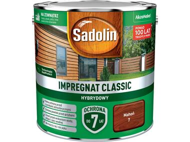 Zdjęcie: Impregnat ochronno-dekoracyjny hybrydowy Classic 2,5 L mahoń SADOLIN