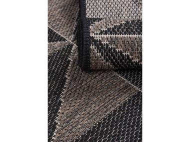 Zdjęcie: Dywan Express 67x140 cm geometria czarno-brązowy MULTI-DECOR
