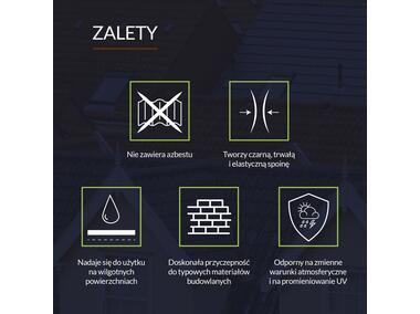 Zdjęcie: Uszczelniacz dekarski bitumiczny srebrny 310 ml TYTAN PROFESSIONAL