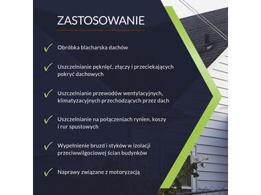 Zdjęcie: Uszczelniacz dekarski bitumiczny srebrny 310 ml TYTAN PROFESSIONAL