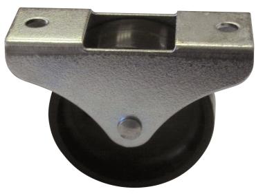 Kółka meblowe plastikowe 68x25 mm, fi 38 mm, 45 kg HSI