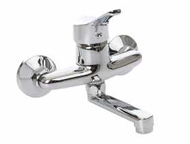 Bateria umywalkowa ścienna jednouchwytowa 40 mm Elba PSB NERGIS