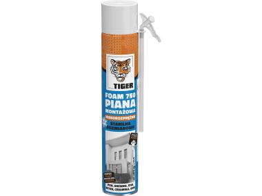 Piana montażowa niskoprężna zimowa Foam 750 - 700 ml TIGER