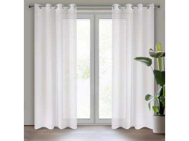 Zdjęcie: Firana gotowa Madlen 140x250 cm biały EUROFIRANY
