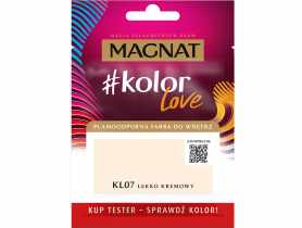 Farba kolorLove test KL07 lekko kremowy 25ml MAGNAT