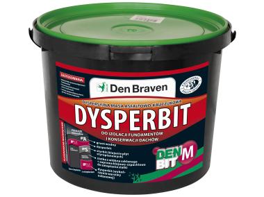 Masa asfaltowo-kauczukowa dyspresyjna czarny 10 kg Den Bit-M Dysperbit DEN BRAVEN