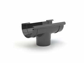 Lej spustowy 125/90 mm grafit GAMRAT