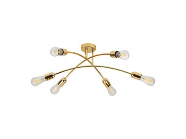 Lampa wisząca Helix 6 x E27 złota 4699 TK LIGHTING