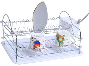 Zdjęcie: Suszarka do naczyń 2-poziomowa z podstawką multikolor SMART KITCHEN DESIGN