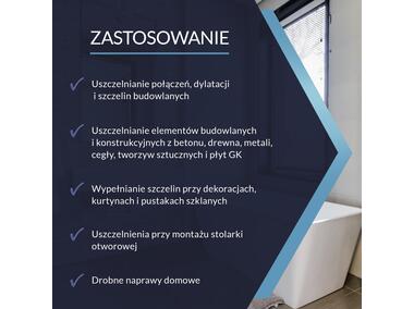 Zdjęcie: Silikon uniwersalny bezbarwny 280 ml Euro-Line TYTAN