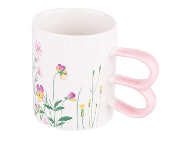 Zdjęcie: Kubek prosty z różowymi uszami zająca nbc 350 ml hello spring ALTOMDESIGN