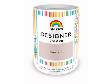 Zdjęcie: Farba lateksowa Designer Colour Powder Pink 5 L BECKERS