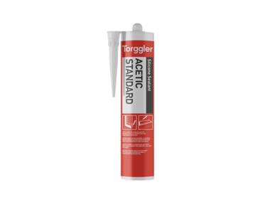 Zdjęcie: Silikon sanitarny Acetic Standard 104 antracyt 310 ml TORGGLER