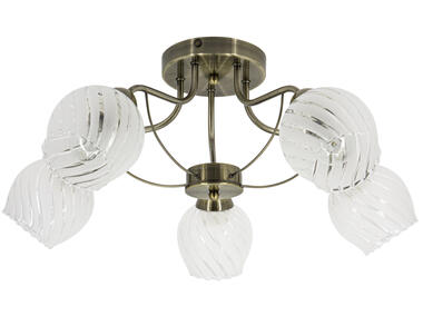 Zdjęcie: Lampa sufitowa Merida 8979/5 21QG ELEM