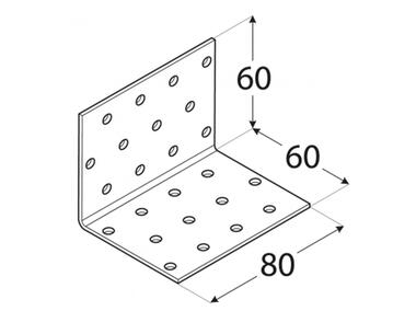 Zdjęcie: Kątownik montażowy 6x6x8 cm KM5 DMX