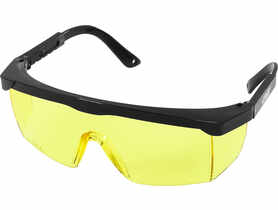 Okulary ochronne żółte regulowane VERKE