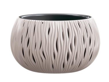 Zdjęcie: Doniczka Bowl Sandy mocca 370x210 mm PROSPERPLAST