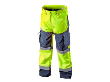 Zdjęcie: Spodnie robocze ostrzegawcze softshell, żółte, rozmiar XXL NEO