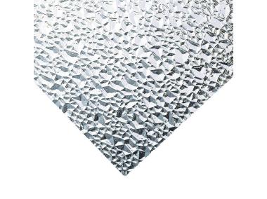 Szkło z polistyrenu, punkty diamentowe przejrzyste 100x200 cm ROBELIT