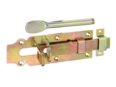 Zdjęcie: Zasuwa zamkowa stajenna z obejmą 160x56 mm ALBERTS