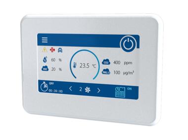 Przewodowy panel sterowania A25  LCD do central z automatyką A21 VENTS