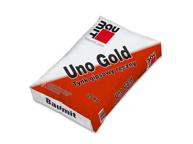 Zdjęcie: Tynk gipsowy ręczny Uno Gold 25 kg BAUMIT