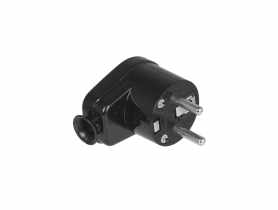 Wtyczka kątowa rozbieralna 2p+Z, 16A, 250V WT-16 czarny VAYOX