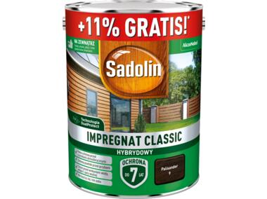 Zdjęcie: Impregnat Classic Hybrydowy palisander 5 L SADOLIN