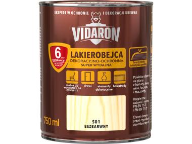 Zdjęcie: Lakierobejca SW S01 bezbarwny 0,75L VIDARON
