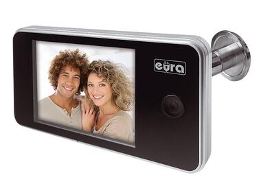 Zdjęcie: Wideo-wizjer do drzwi VDP-01C1 Eris srebrny 3,2 LCD EURA