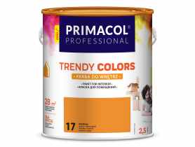 Farba Trendy Colors 2,5 L ciemny żółty PRIMACOL DECORATIVE